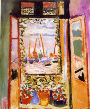 Henri Emile Benoit Matisse : Open Window, Collioure
